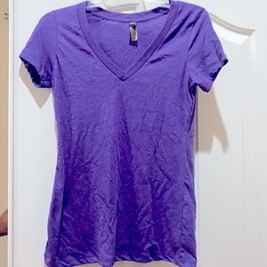 Next level ladies deep V neck T-shirt brand new